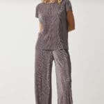 Casual Blouse and Pants Set