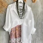 Low Shoulder Oversize Shirt