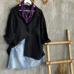 Low Shoulder Oversize Shirt