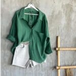 Low Shoulder Oversize Shirt