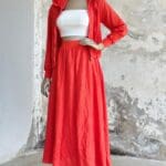 Hooded Bamboo Linen Fabric Set