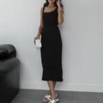 Black Seppe Denim Dress