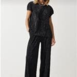 Casual Blouse and Pants Set