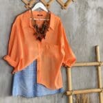 Low Shoulder Oversize Shirt