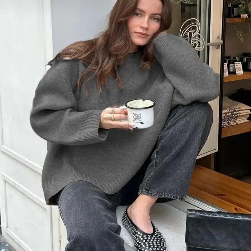 Gray Chic Sweater