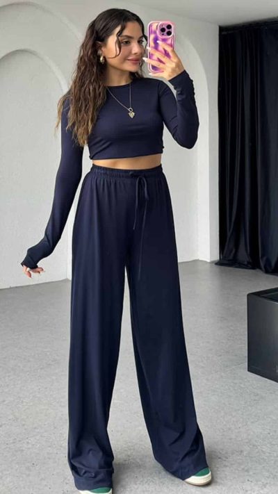 Dark Blue Comfy Chic Set