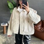 Denim Jacket with Bellows Pocket