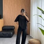 Black Comfort T-shirt Set