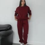 Red Tracksuit Set