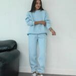 Baby Blue Tracksuit Set