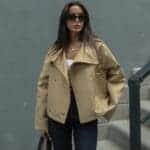 Double Breasted Short Trench Coat