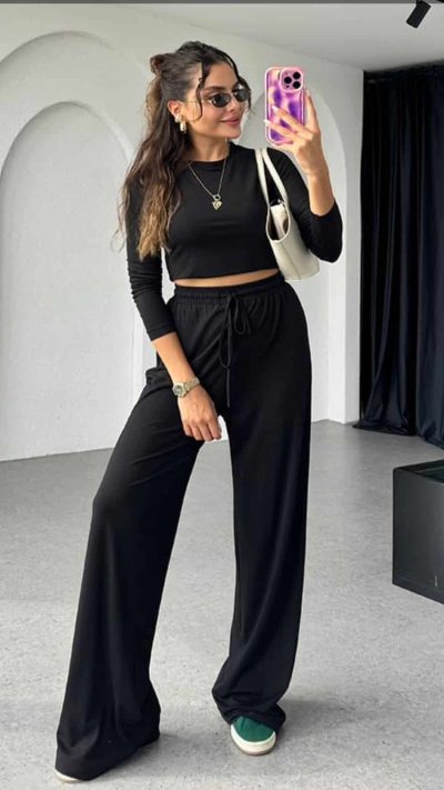 Black Comfy Chic Set