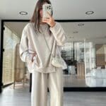 Stone Color Shirt Detailed Shalwar Suit