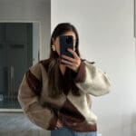 Pattern Sweater Beige