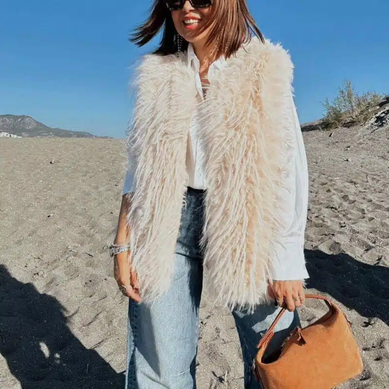 Beige Vest