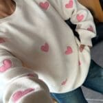 Blush Heart Sweater