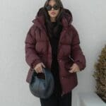 Claret Red Patton Puffer Jacket