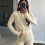 Basic Cardigan Beige