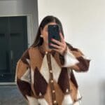 Special Production Baklava Patterned Cardigan