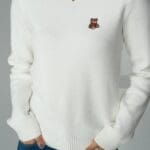Jenna Teddy Bear Embroided Sweater