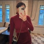 Red Turtleneck Sweater