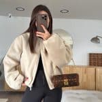 Stone Zipper Pocket Bomber Jacket