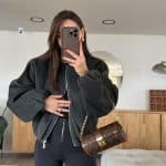 Anthracite Zippered Pocket Bomber Jacket