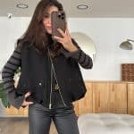 Black Pleated Balloon