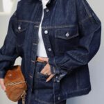 Oversize Pocket Detail Denim Jacket