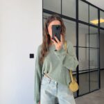 MINT GREEN MERCERIZED KNITWEAR