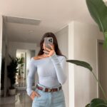 Dilvin Low Collar Body-Blue