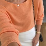 Orange Mercerized Knitwear