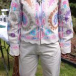 Colorful Embroidered Design Jacket