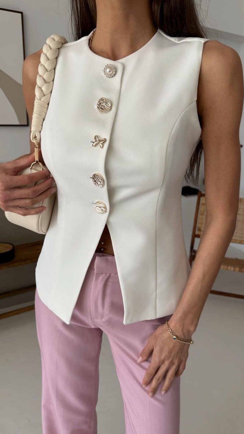 Chic Emblem Vest