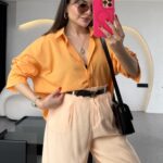 Monster Orange Oversize Shirt