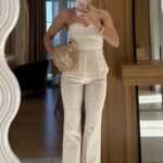 Cream Strapless Flywheel Set