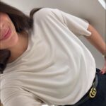 Stone Modal Fabric Laser Cut Brand Model T-Shirt