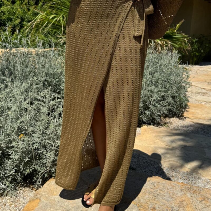 Silvery Pareo Skirt