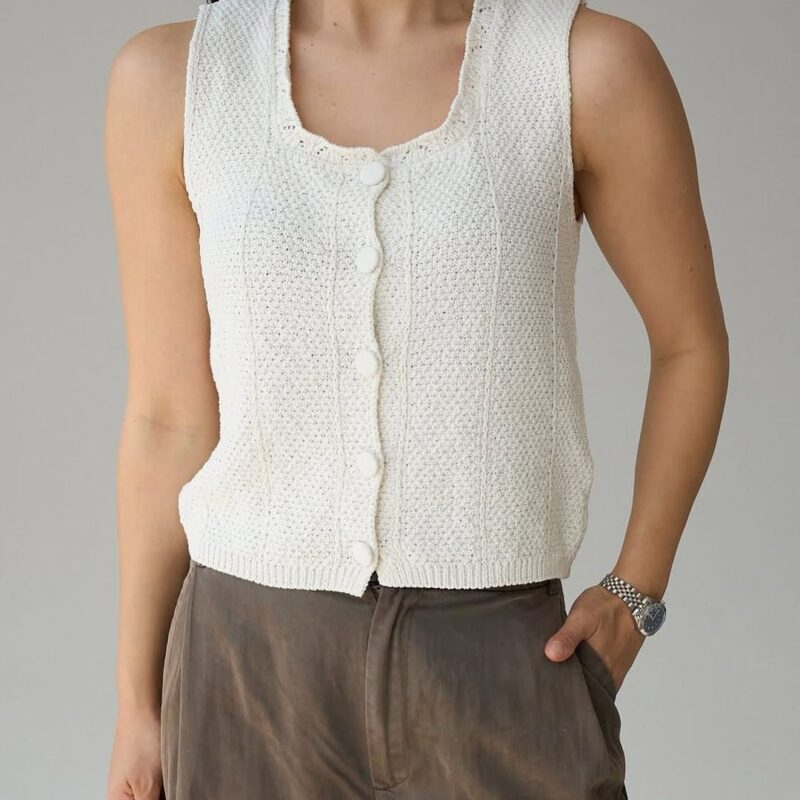 Ecru Solé Vest