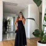 Fk Gipeli Strappy Midi Dress - Black