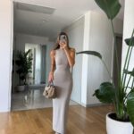 Sindy Zero Sleeve Jersey Dress - Mink