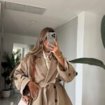 Fp Short Trench Coat - Camel