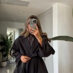 Fp Short Trench Coat - Dark Brown