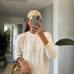 Lauren Hair Braided Sweater - Ecru