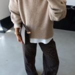 V Neck Soft Textured Sweater