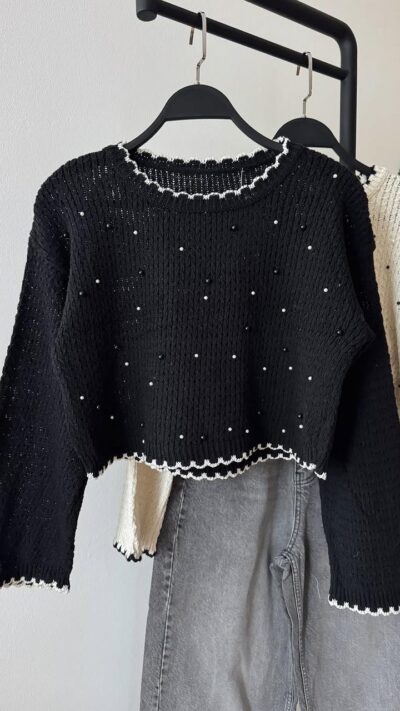 Midnight Dots Sweater
