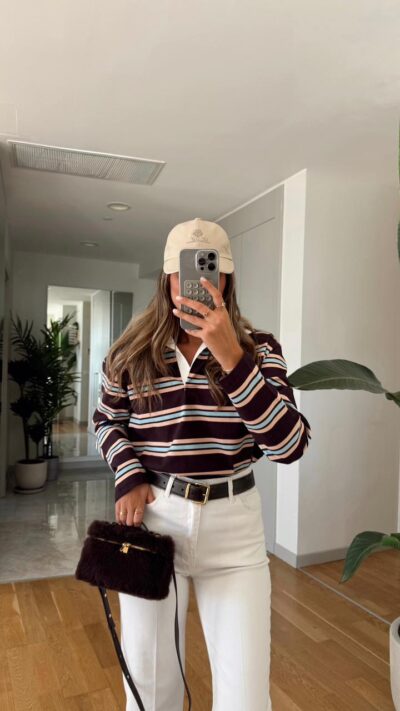 Striped Patterned Long Sleeve T-Shirt