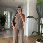 Molly Knitwear Set - Mink