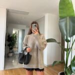 Maria Crew Neck Knitwear Sweater - Mink