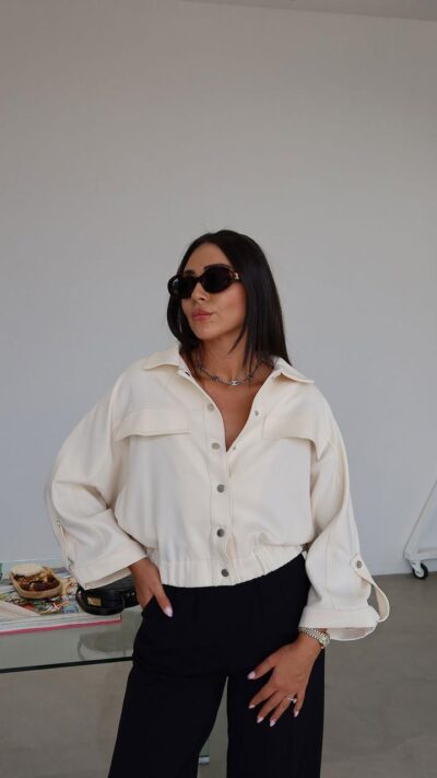 Bat Sleeve Bomber Jacket